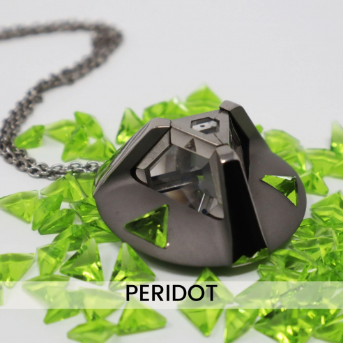 Paire enchevêtrée avec pendentifs en...